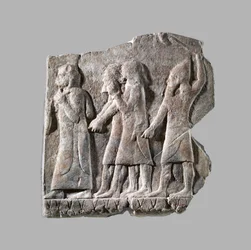 Relief: Prozession von Gefangenen, ca. 704-681 v. Chr.